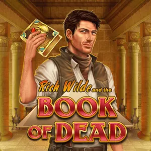 Book of Dead fra Play'n GO, slot med egyptisk eventyrtema, ti linjer og en bog som scatter