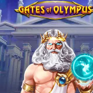Gates of Olympus fra Pragmatic Play, mytologislot med Zeus og seks hjul med betaling overalt