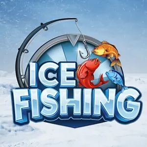 Ice Fishing fra Evolution, live gameshow med et lykkehjul og fiskebonuser