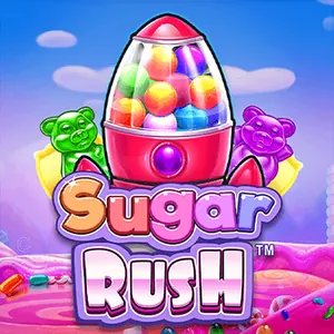 Sugar Rush från Pragmatic Play, godisslot med rutnät på sju gånger sju och klusterbetalning